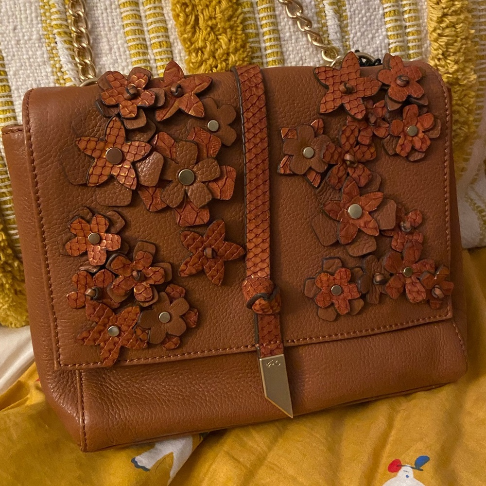 Foley + Corinna Dahlia Crossbody in Honey Brown